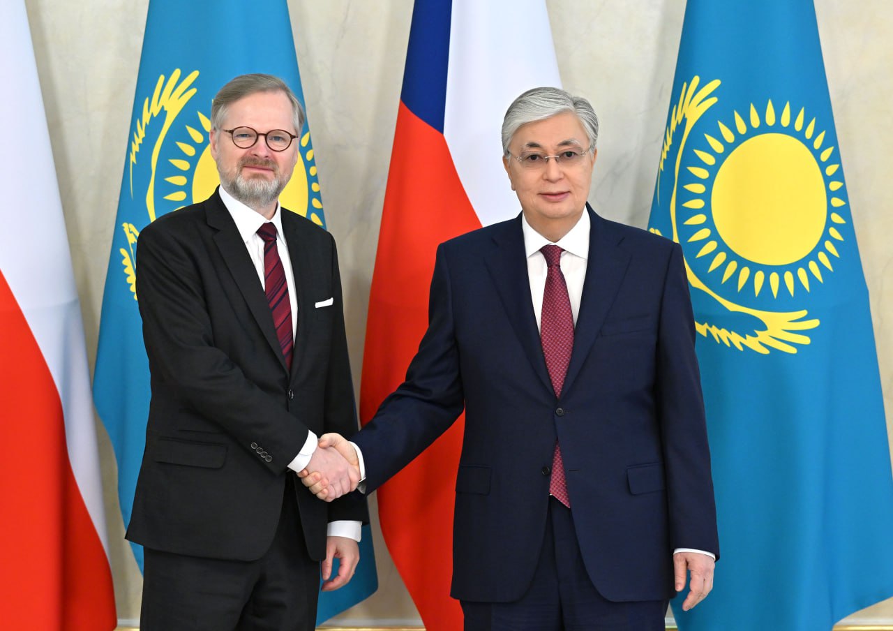 Қасым-Жомарт Тоқаев Чехия Республикасының Премьер-министрін қабылдады