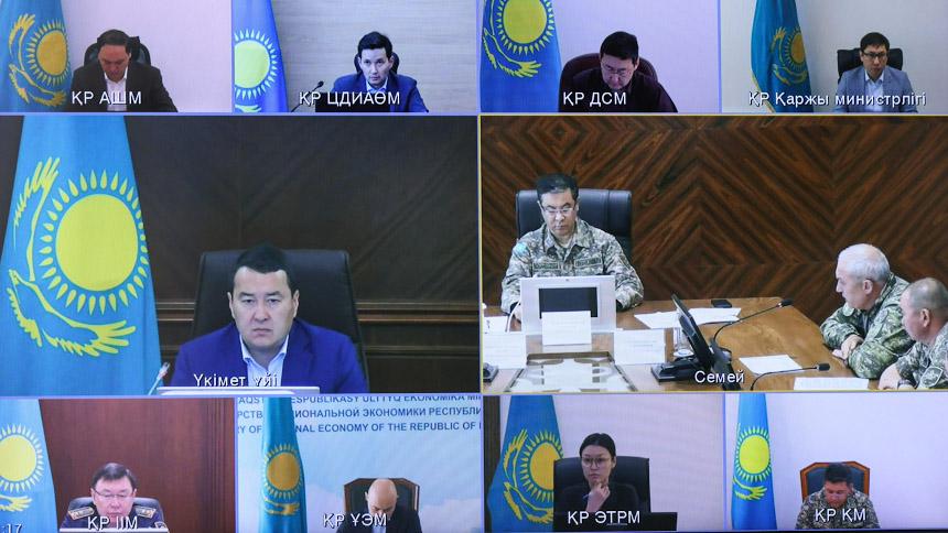 Үкіметте Абай облысындағы ірі табиғи өртті жою шаралары талқыланды