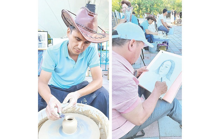 Суретші мен әнші кездессе...