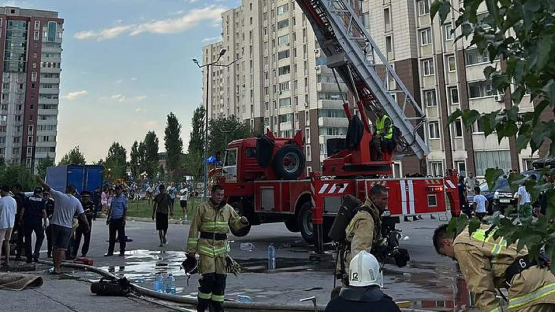Ақкенттегі өрт кезінде көз жұмған әйелдің отбасына көмек көрсетіледі