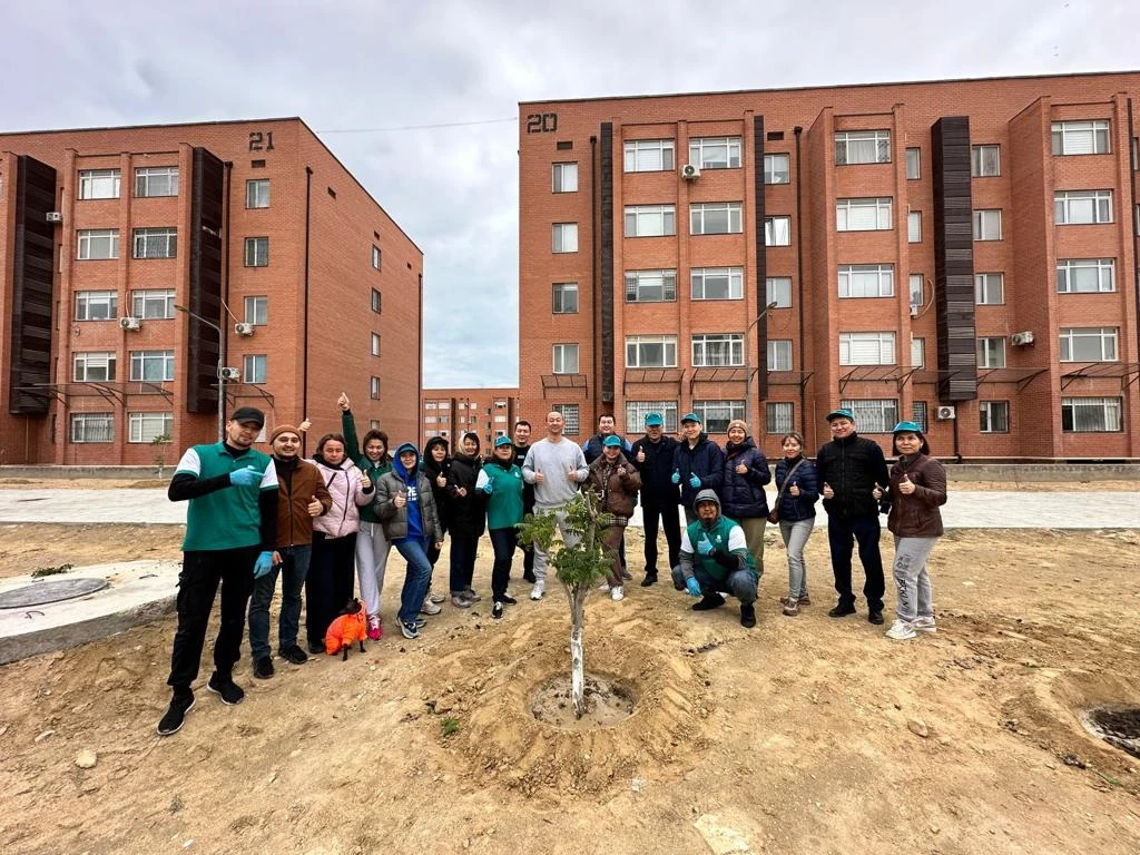 Жаңа үйлер жасыл желекпен абаттандырылады