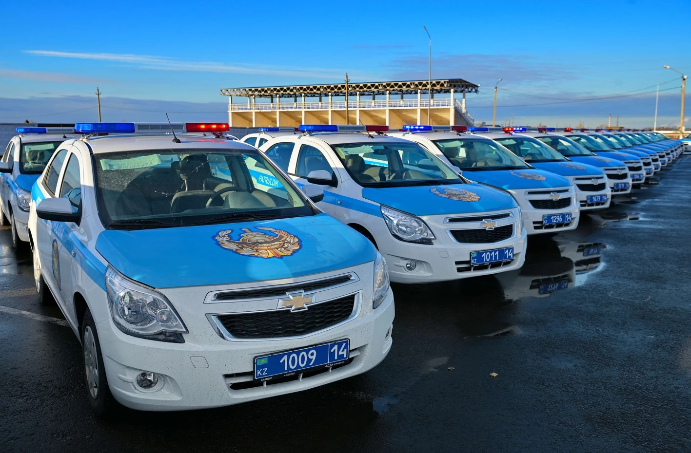 Ауыл полицейлері жаңа көлікке мінді