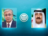 Президент шейх Мишааль әл-Ахмад әл-Джабер ас-Сабахты құттықтады