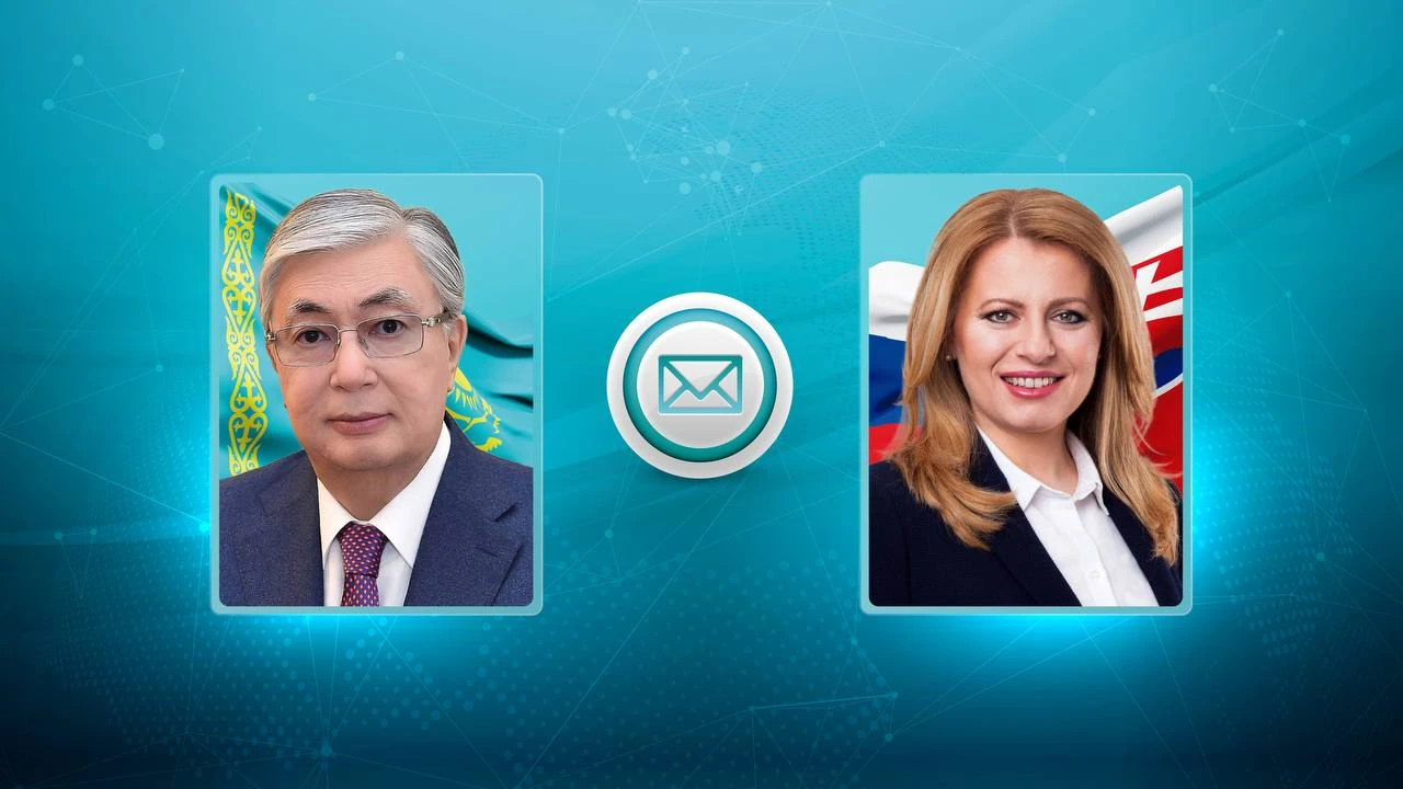 Мемлекет басшысы Словак Республикасының президентін құттықтады