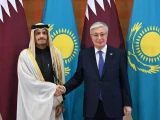 Президент Қатардың Сыртқы істер министрімен кездесті