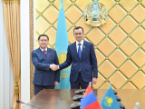 Мәулен Әшімбаев Моңғолияның Қазақстандағы Елшісімен кездесті