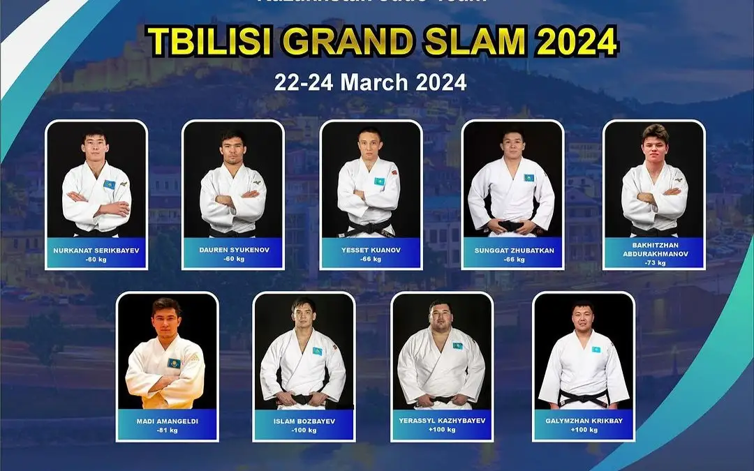 Grand Slam турнирінде белдесетін балуандар белгілі болды