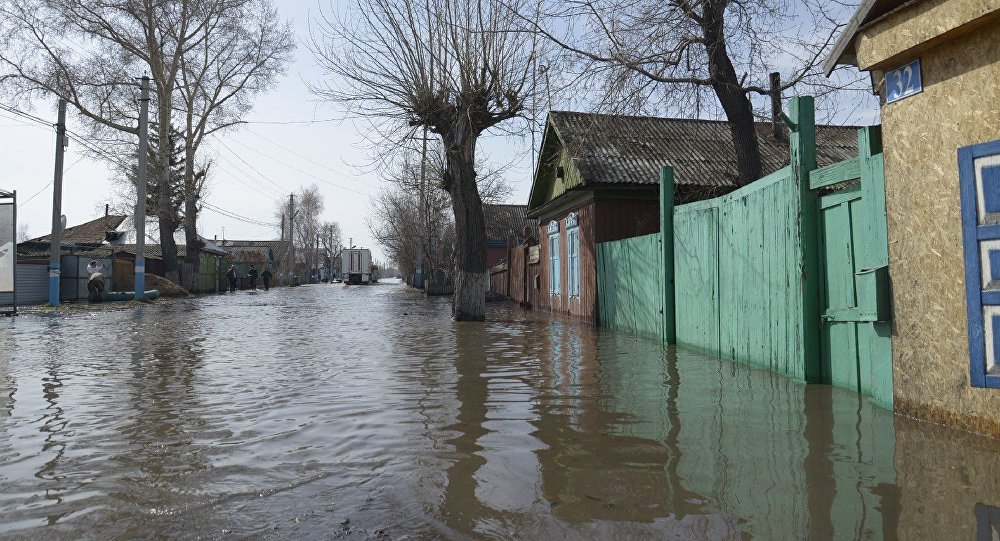 Ауылдың шетін су басты