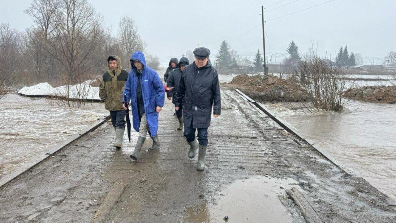 Соловьево ауылында су деңгейі төмендеді