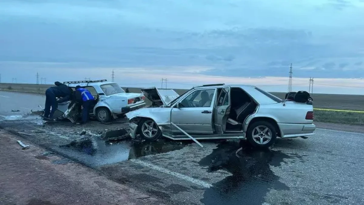 Ақмола облысында ірі жол апаты болып, 5 адам көз жұмды