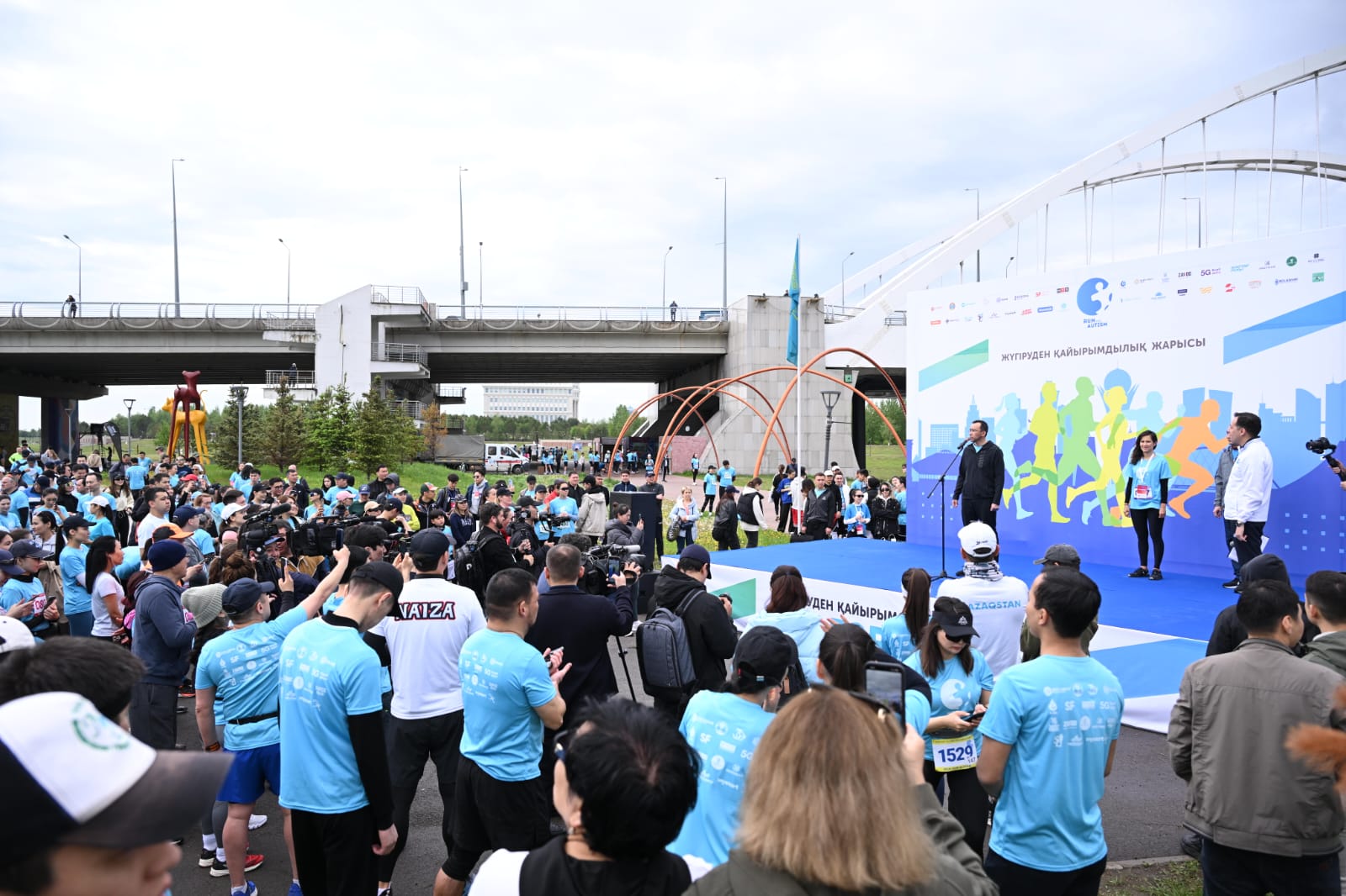 Мәулен Әшімбаев «Run for autism» қайырымдылық жарысына қатысты