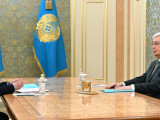 Президент Маңғыстау облысының әкімі Нұрдәулет Қилыбайды қабылдады