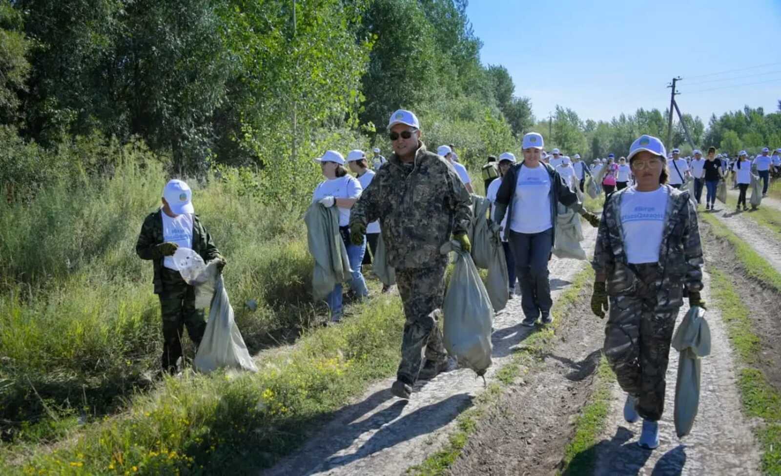 Жасыл желекке бөленді