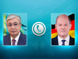 Мемлекет басшысы ГФР Федералдық канцлерімен телефон арқылы сөйлесті