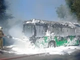 Алматы облысында автобус отқа оранды