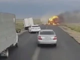 Маңғыстау облысында жүк көлігі жанып кетті