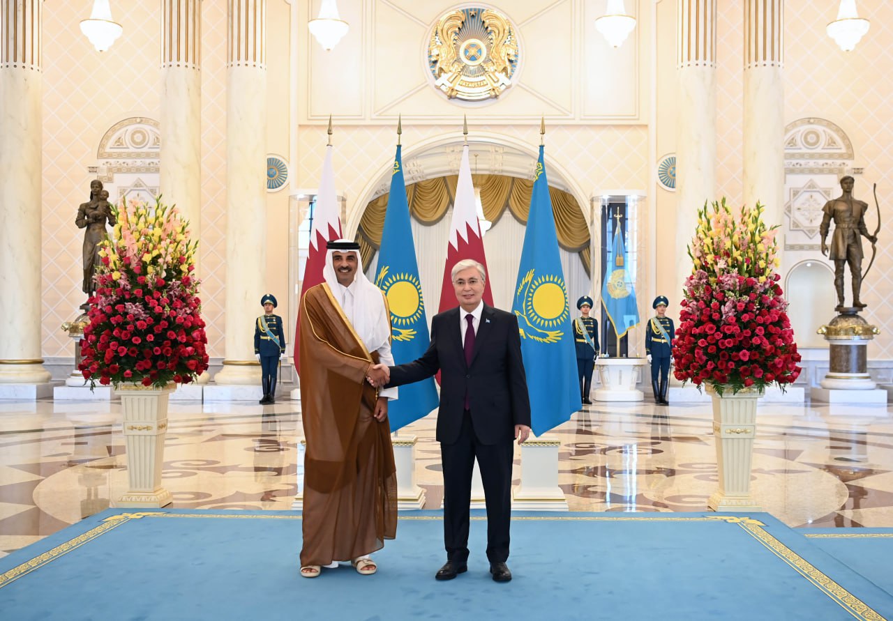 Президент Қатар Мемлекетінің Әмірімен кездесті