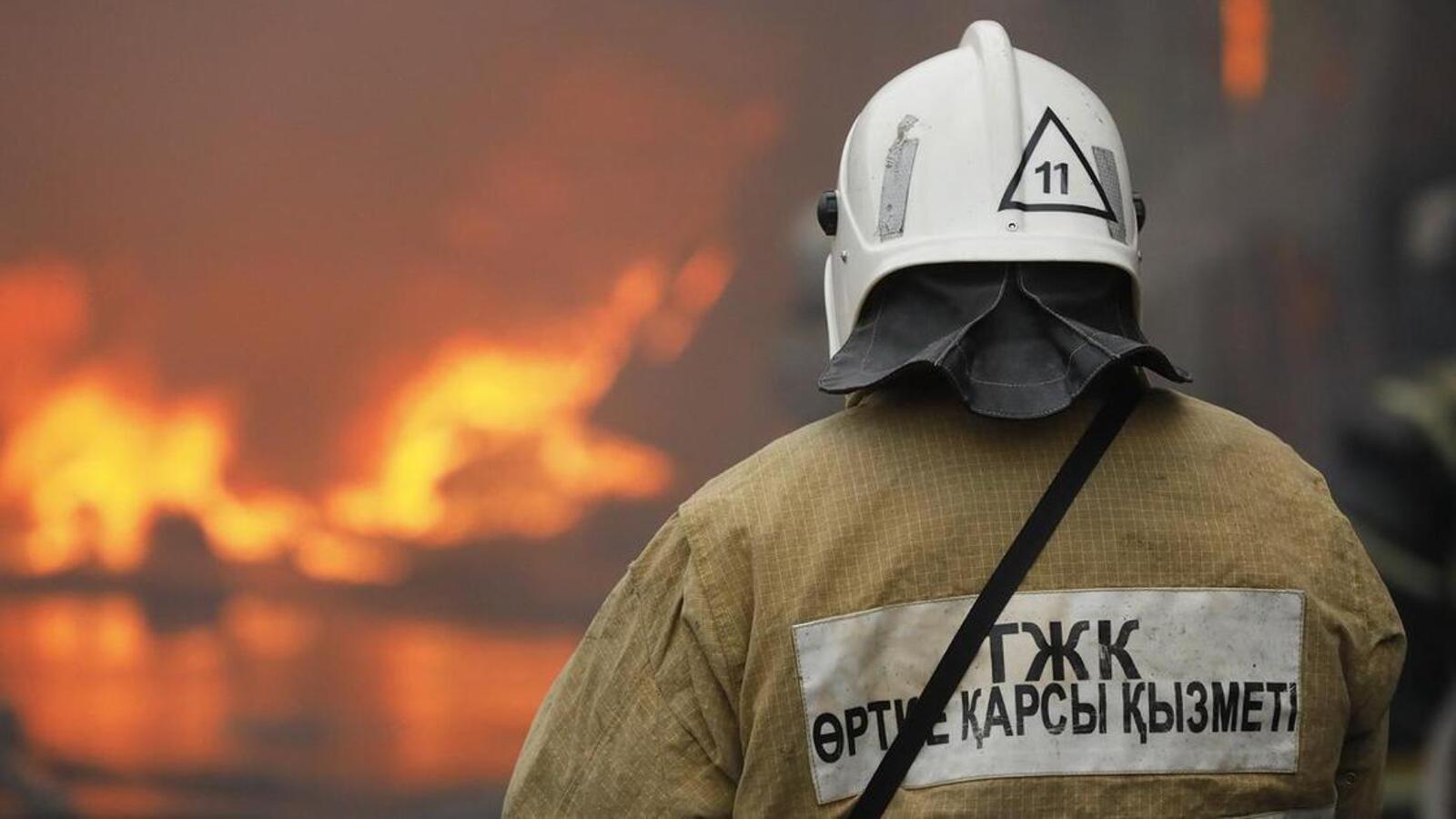 Хромтауда жеке тұрғын үйден өрт шығып, 55 адам құтқарылды