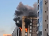 Астанада көпқабатты тұрғын үйден өрт шықты