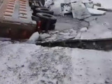 СҚО-да көпір сынып, жүк көлігі өзенге құлап кеткен