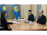 Мемлекет басшысы Мәдина Әбілқасымованы қабылдады