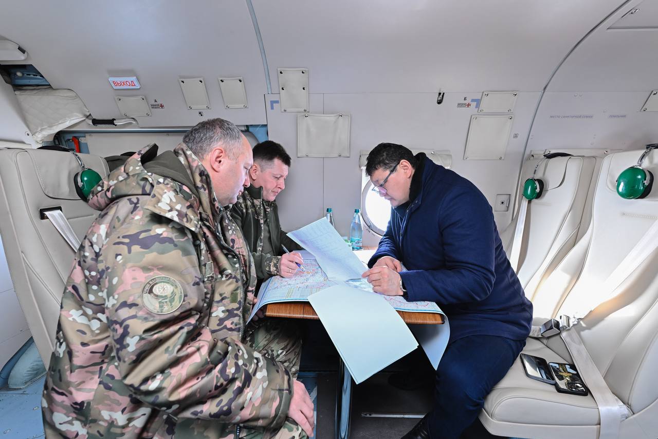 Абай облысы әкімі су тасқыны қаупі бар аумақтарды аралады