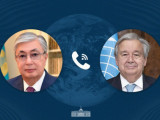 Қ.Тоқаев БҰҰ Бас хатшысымен телефон арқылы сөйлесті
