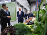 Мемлекет басшысы Шымкенттегі сауда-логистика орталығына барды