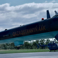 Әуе күштері Жеңіс шеруіне сақадай сай