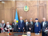 Ұлытауда тыл ардагерлері марапатталды