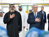 Президент пен Абу Дабидің Тақ мұрагері елордадағы №84 мектеп-лицейді аралады