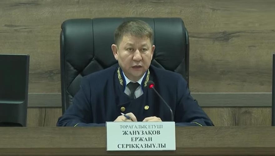 Сот отырысында Шерзаттың соққыға жығылған сәті көрсетілді