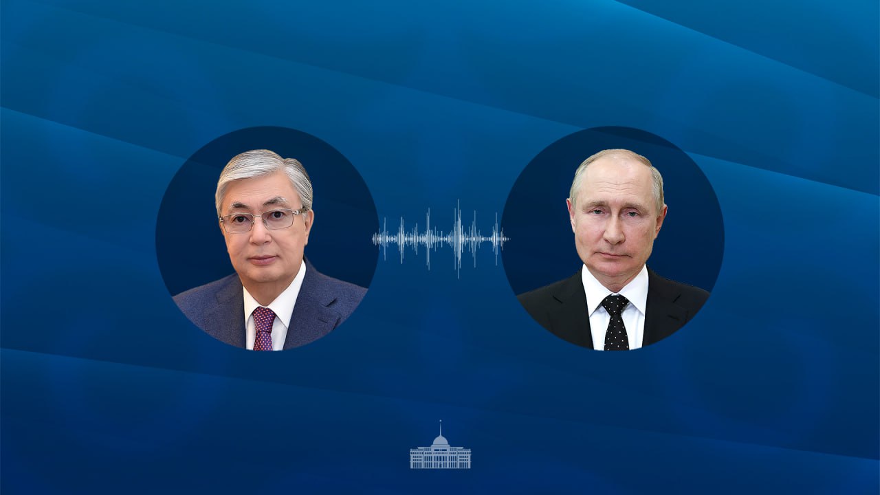 Мемлекет басшысы Ресей Президенті Владимир Путинмен телефон арқылы сөйлесті