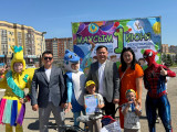 Жедел жәрдем қызметкерлері балаларына қызмет көрсетілді
