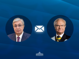 Президент Швеция Короліне құттықтау жеделхатын жолдады