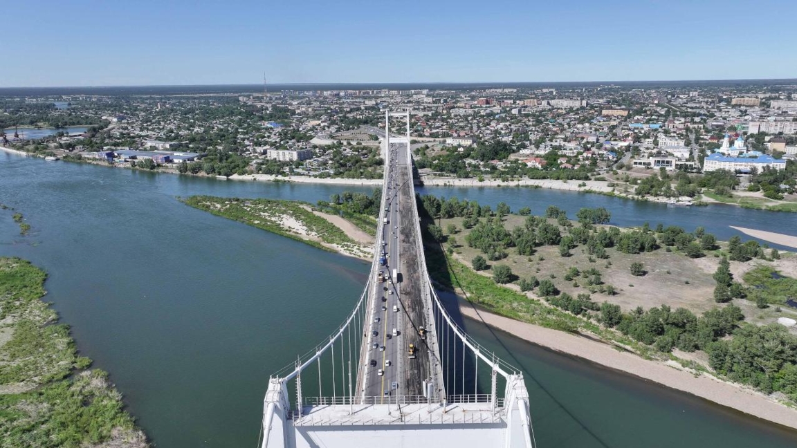 Аспалы көпірге жөндеу жүргізіліп жатыр