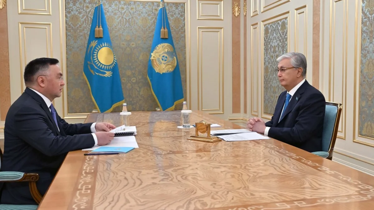 Президент Жоғарғы сот төрағасы Асламбек Мерғалиевті қабылдады