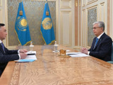 Президент Жоғарғы сот төрағасы Асламбек Мерғалиевті қабылдады