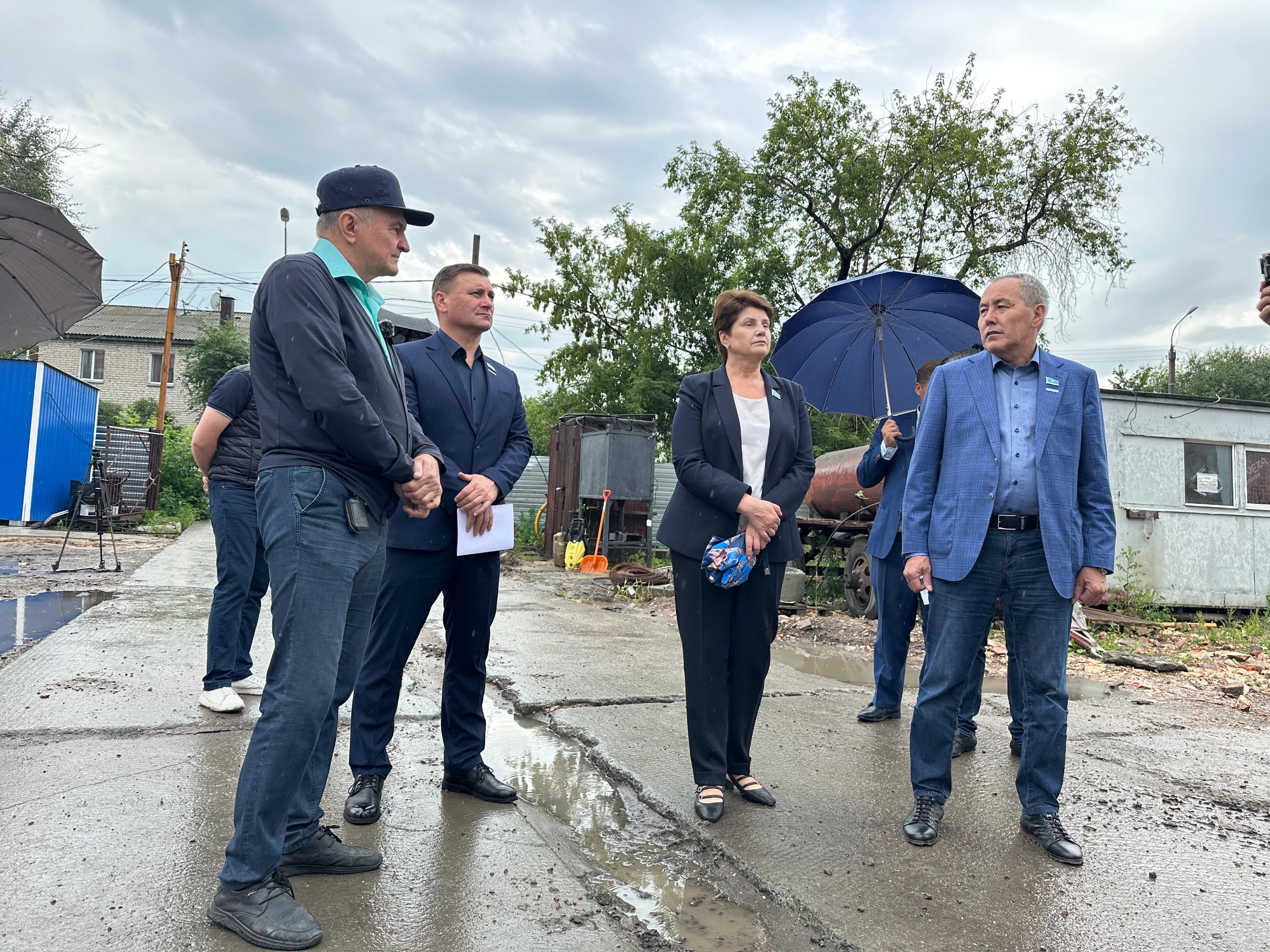 Депутаттар Петропавлда салынып жатқан балабақша құрылысын тексерді