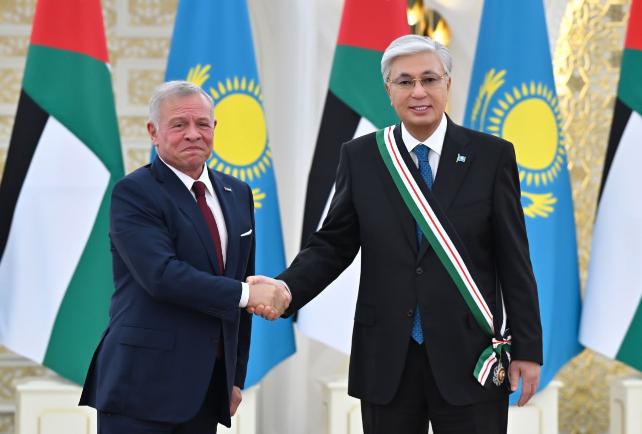 ІІ Абдалла Тоқаевты Иордан Хашимит Корольдігінің жоғары орденімен наградтады