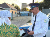 Қызылордада учаскелік полиция инспекторлары 16 мыңнан астам үйді аралады