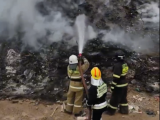 Алатау полигонындағы өртті сөндіру жұмыстары әлі  жалғасып жатыр
