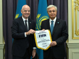 Мемлекет басшысы FIFA президентін қабылдады