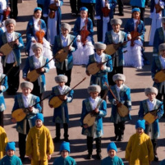 1500-ден астам оқушы «Атамекен» әнін орындады