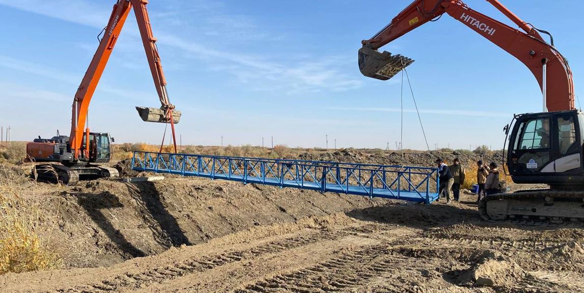 Қызылорда облысында су деңгейін өлшейтін гидрокөпірлер орнатылды