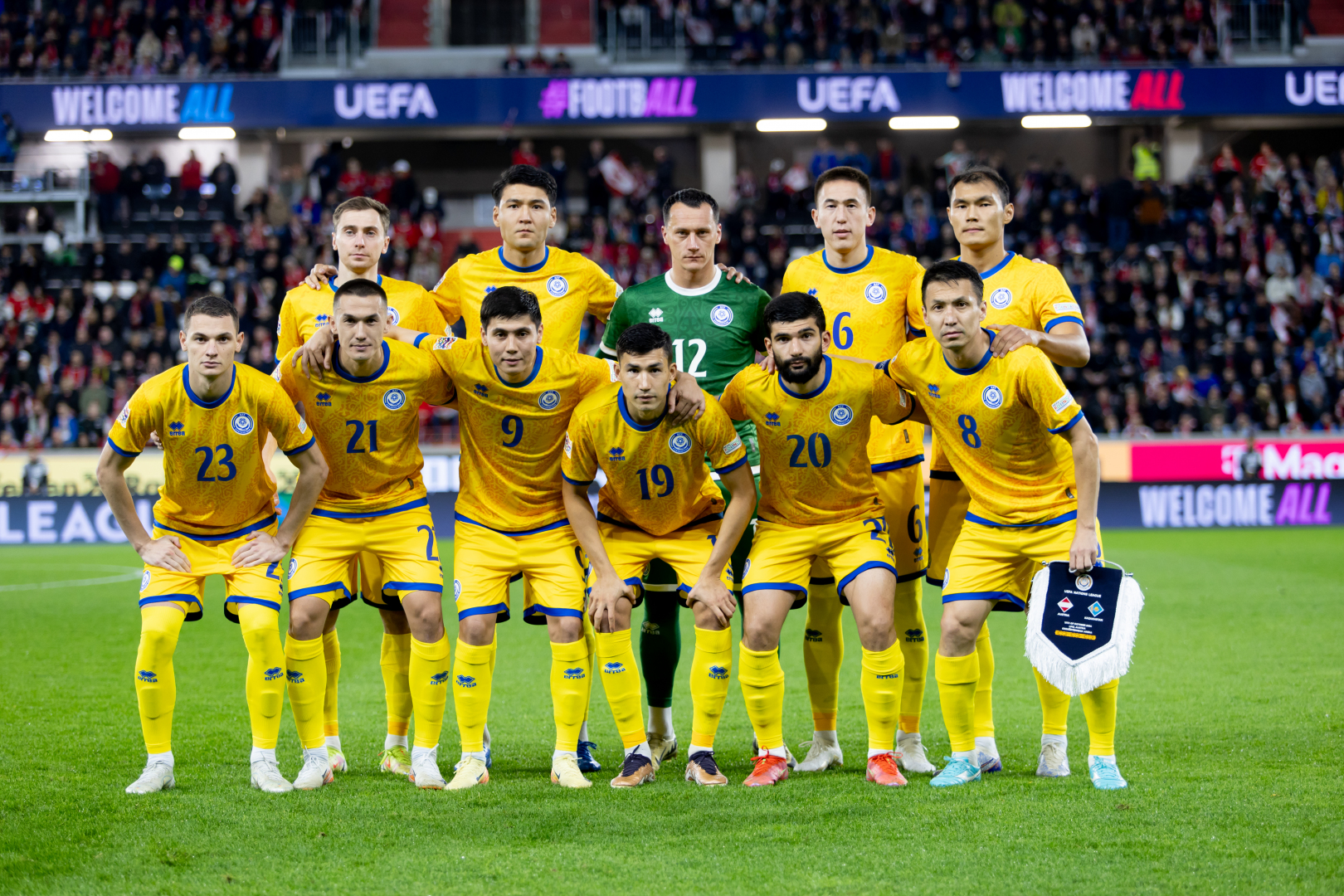 Футболдан Қазақстан құрамасы Бельгия қарсы қандай құрамда ойнайды?