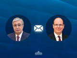 Мемлекет басшысы Монако Князіне құттықтау жеделхатын жолдады