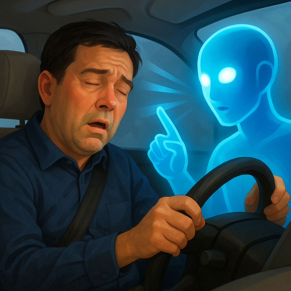 Қалғып-мүлгіген жүргізушіні ЖИ оятады