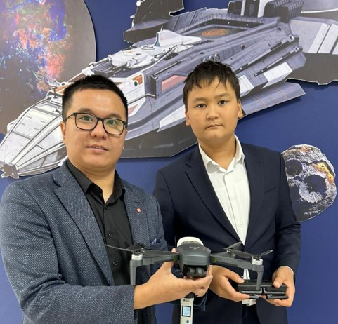 Он үш жасар оқушының өнертабысы