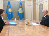 Мемлекет басшысы Аида Балаеваны қабылдады